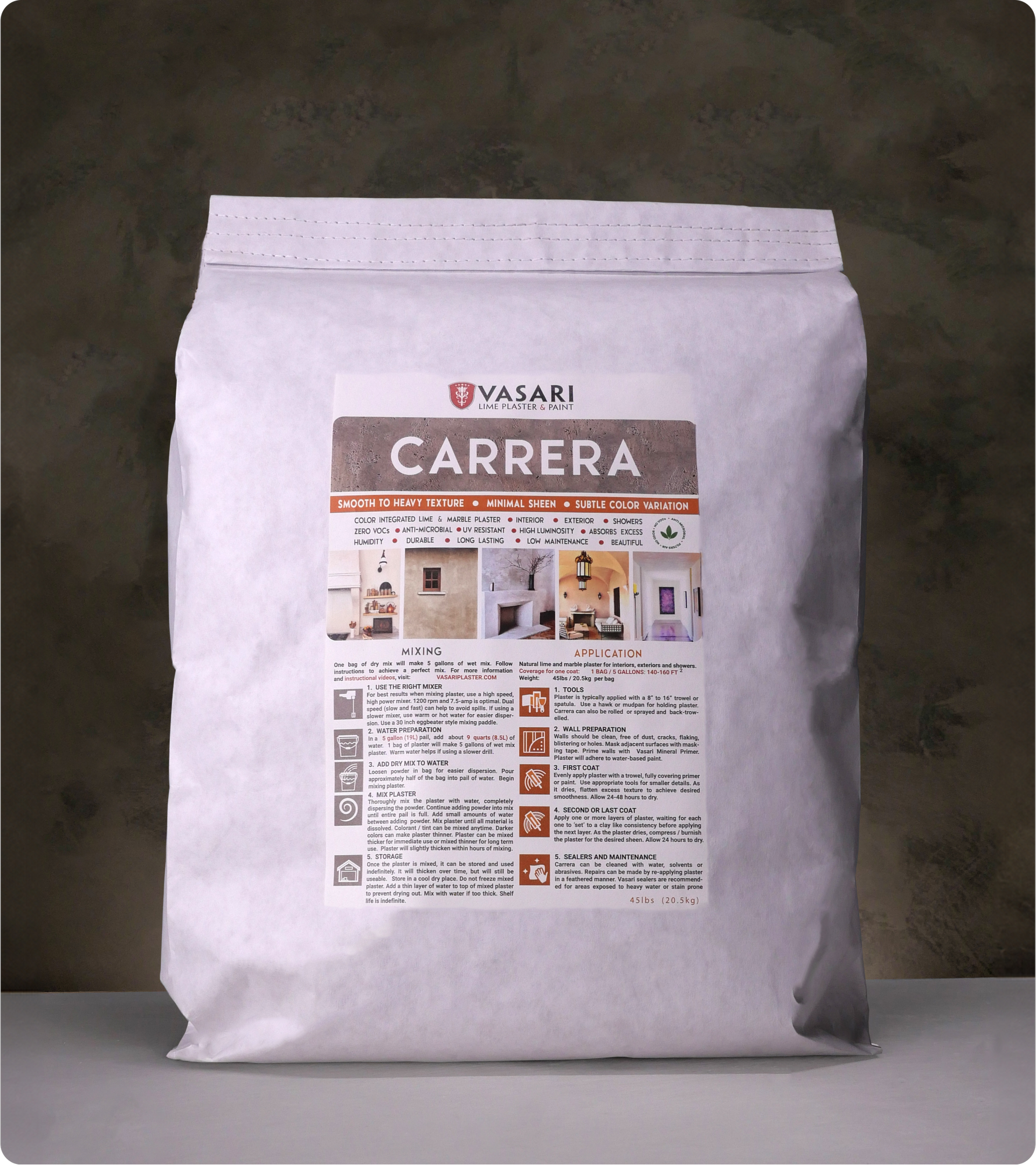 Vasari Lime Plaster & Paint Vasari Lime Plaster & Paint