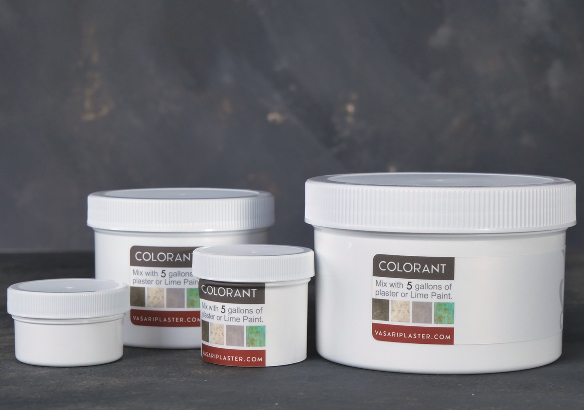 COLORANTS for PLASTER and PAINT PRODUCTS | Vasari Lime Plaster & Paint