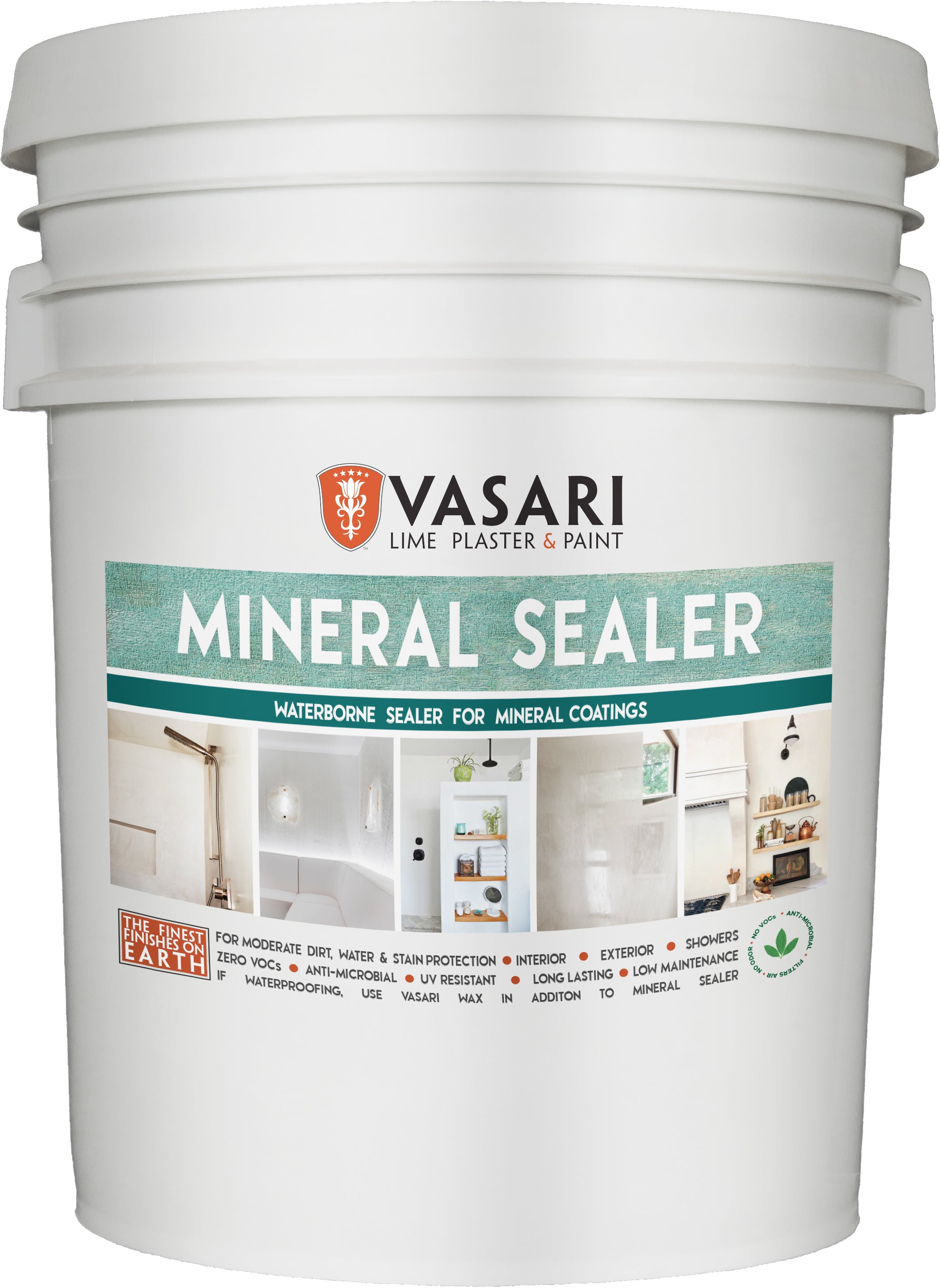 MINERAL SEALER - 5 GALLON  Vasari Lime Plaster & Paint