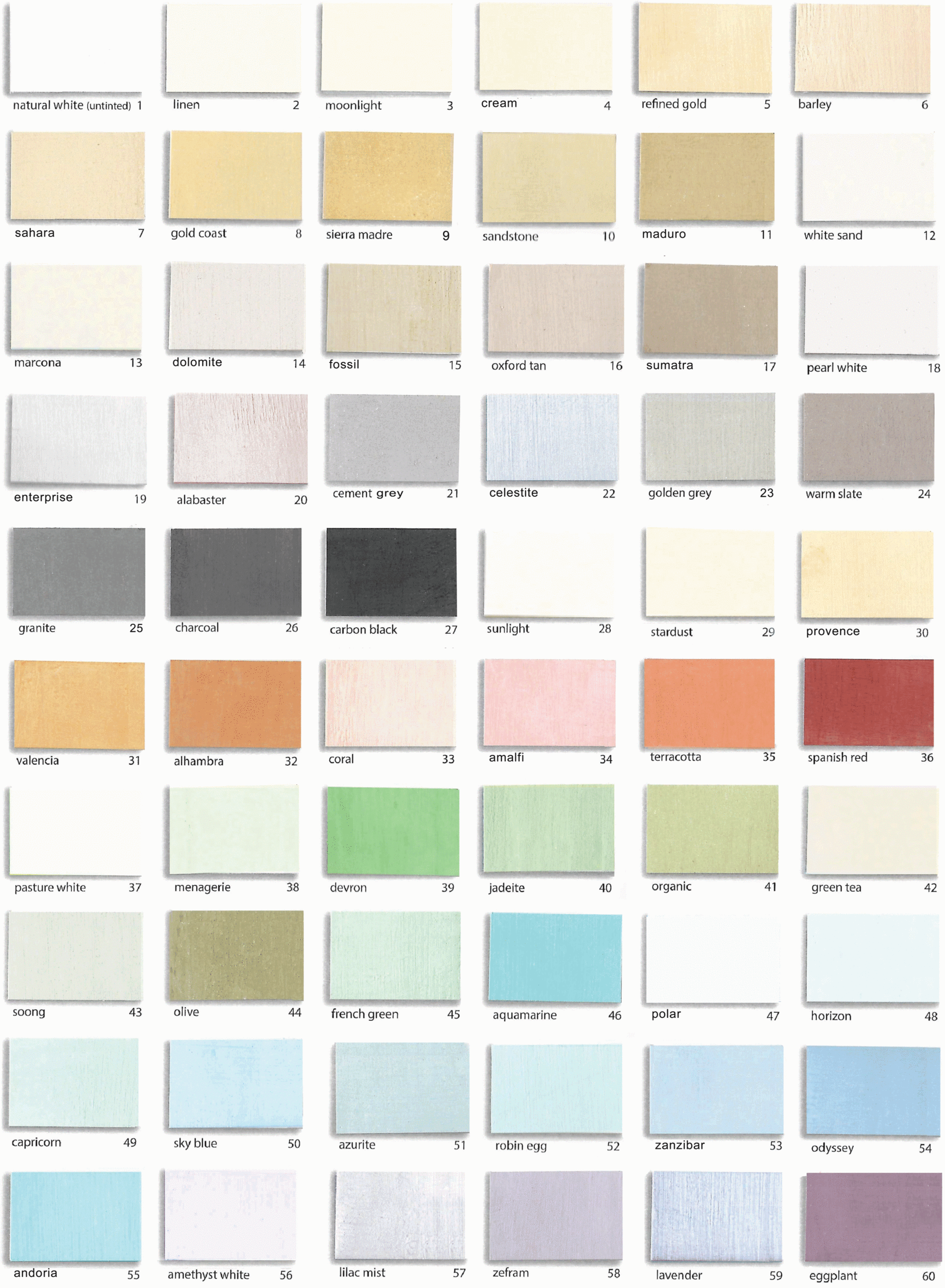 COLORANTS for PLASTER and PAINT PRODUCTS